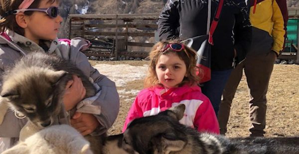 La Balade des Huskies à pieds